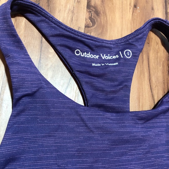 OV Move Free Crop Top in Purple Sold Out Color, S - Picture 2 of 6